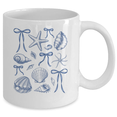 Seashell Coquette Bow Hawaii Beach Summer Vacation Family Mug | teecentury