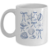 Seashell Coquette Bow Hawaii Beach Summer Vacation Family Mug | teecentury