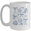 Seashell Coquette Bow Hawaii Beach Summer Vacation Family Mug | teecentury