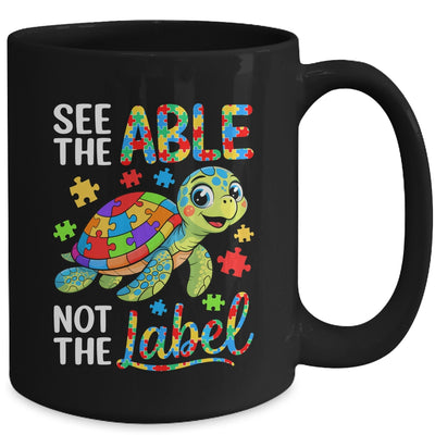 See The Able Not The Label Sea Turtle Autism Awareness Mug | teecentury