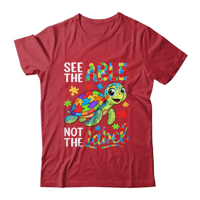 See The Able Not The Label Sea Turtle Autism Awareness Shirt & Hoodie | teecentury