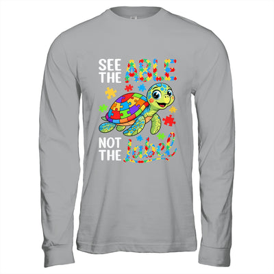 See The Able Not The Label Sea Turtle Autism Awareness Shirt & Hoodie | teecentury