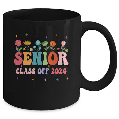 Senior 2024 Groovy Retro Flower Class Of 2024 Graduation Mug | teecentury