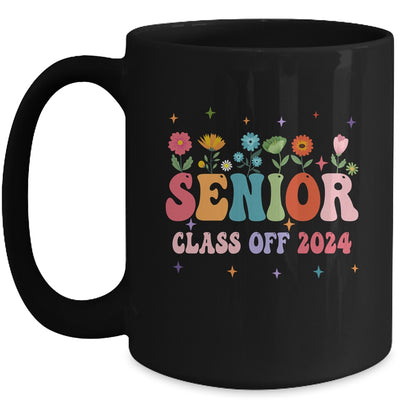 Senior 2024 Groovy Retro Flower Class Of 2024 Graduation Mug | teecentury