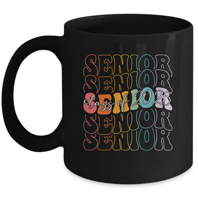 Senior 2025 Class Of 2025 Back To School 2025 Groovy Mug | teecentury