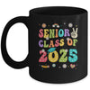Senior 2025 Class Of 2025 Seniors Graduation Groovy Retro Mug | teecentury