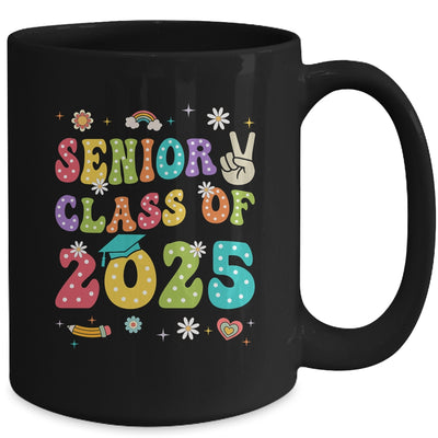 Senior 2025 Class Of 2025 Seniors Graduation Groovy Retro Mug | teecentury