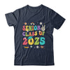 Senior 2025 Class Of 2025 Seniors Graduation Retro Groovy Shirt & Hoodie | teecentury