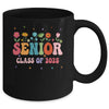 Senior 2025 Groovy Retro Flower Class Of 2025 Graduation Mug | teecentury