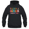 Senior 2025 Groovy Retro Flower Class Of 2025 Graduation Shirt & Tank Top | teecentury