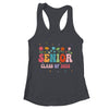 Senior 2025 Groovy Retro Flower Class Of 2025 Graduation Shirt & Tank Top | teecentury