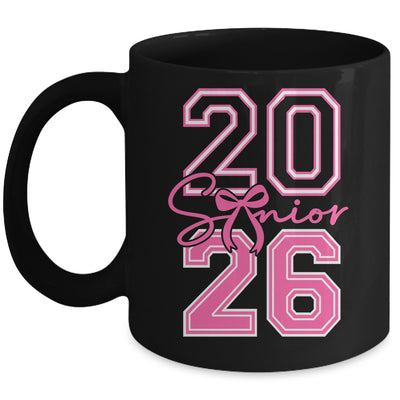 Senior 2026 Class Of 2026 Coquette Pink Bow Graduation Girl Mug | teecentury