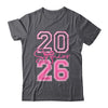 Senior 2026 Class Of 2026 Coquette Pink Bow Graduation Girl Shirt & Hoodie | teecentury