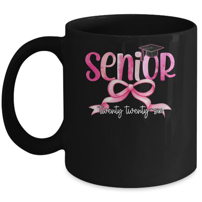 Senior 2026 Class Of 2026 Girls Coquette Bow Teacher Student Mug | teecentury