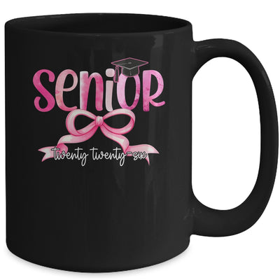 Senior 2026 Class Of 2026 Girls Coquette Bow Teacher Student Mug | teecentury