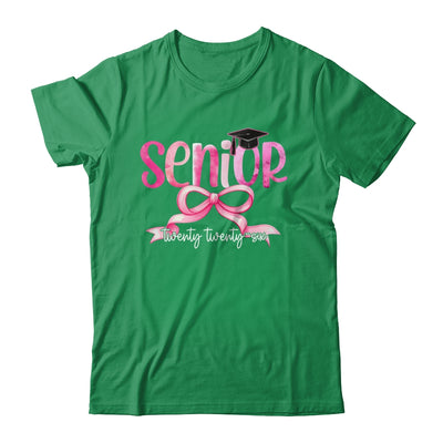 Senior 2026 Class Of 2026 Girls Coquette Bow Teacher Student Shirt & Hoodie | teecentury
