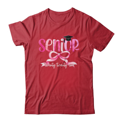 Senior 2026 Class Of 2026 Girls Coquette Bow Teacher Student Shirt & Hoodie | teecentury