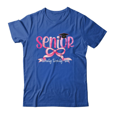 Senior 2026 Class Of 2026 Girls Coquette Bow Teacher Student Shirt & Hoodie | teecentury