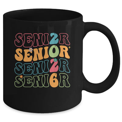 Senior 2026 Class Of 2026 Seniors Graduation Retro Groovy Mug | teecentury