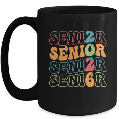 Senior 2026 Class Of 2026 Seniors Graduation Retro Groovy Mug | teecentury
