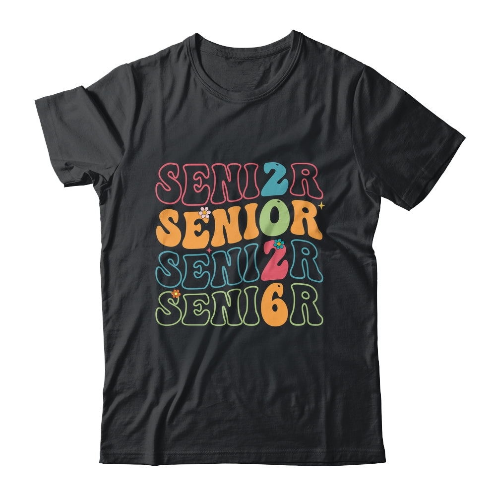 Senior 2026 Class Of 2026 Seniors Graduation Retro Groovy Shirt & Hoodie | teecentury