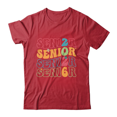 Senior 2026 Class Of 2026 Seniors Graduation Retro Groovy Shirt & Hoodie | teecentury