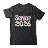 Senior 2026 Pastel Floral Class Of 2026 Girls Coquette Bow Shirt & Hoodie | teecentury
