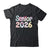 Senior 2026 Pastel Floral Class Of 2026 Girls Coquette Bow Shirt & Hoodie | teecentury
