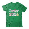 Senior 2026 Pastel Floral Class Of 2026 Girls Coquette Bow Shirt & Hoodie | teecentury