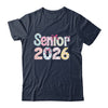 Senior 2026 Pastel Floral Class Of 2026 Girls Coquette Bow Shirt & Hoodie | teecentury