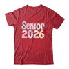 Senior 2026 Pastel Floral Class Of 2026 Girls Coquette Bow Shirt & Hoodie | teecentury
