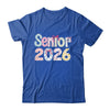 Senior 2026 Pastel Floral Class Of 2026 Girls Coquette Bow Shirt & Hoodie | teecentury