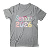 Senior 2026 Pastel Floral Class Of 2026 Girls Coquette Bow Shirt & Hoodie | teecentury
