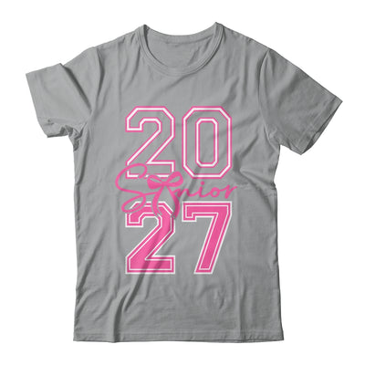 Senior 2027 Class Of 2027 Coquette Pink Bow Graduation Girl Shirt & Hoodie | teecentury
