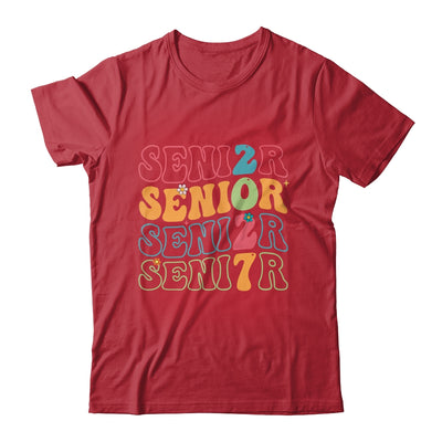 Senior 2027 Class Of 2027 Seniors Graduation Retro Groovy Shirt & Hoodie | teecentury
