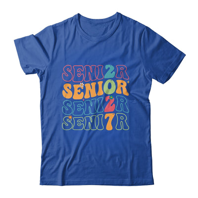 Senior 2027 Class Of 2027 Seniors Graduation Retro Groovy Shirt & Hoodie | teecentury