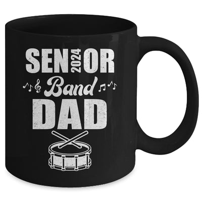 Senior Band Dad 2024 Marching Band Class Of 2024 Drum Mug | teecentury