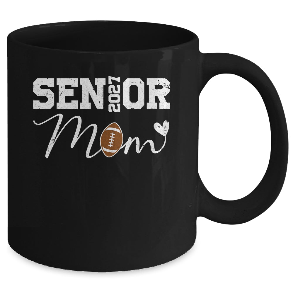 Senior Mom 2027 Football Mommy Class Of 2027 Graduation Mug | teecentury