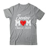 Senior Mom Class Of 2026 Proud Mom Of Graduate 2026 Heart Shirt & Hoodie | teecentury