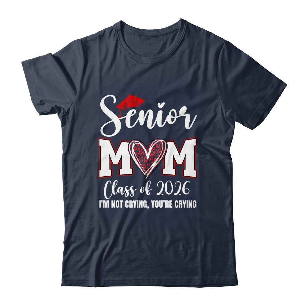 Senior Mom Class Of 2026 Senior Mama 2026 Graduation Leopard Shirt & Hoodie | teecentury