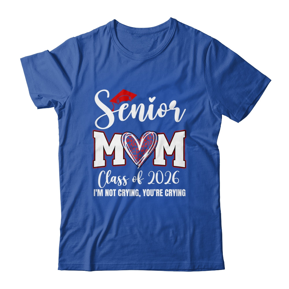Senior Mom Class Of 2026 Senior Mama 2026 Graduation Leopard Shirt & Hoodie | teecentury