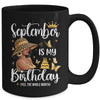 September Is My Birthday African American Woman Birthday Queen Mug | teecentury