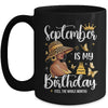 September Is My Birthday African American Woman Birthday Queen Mug | teecentury