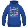 September Is My Birthday Yes The Whole Month Bday Tie Dye Shirt & Tank Top | teecentury