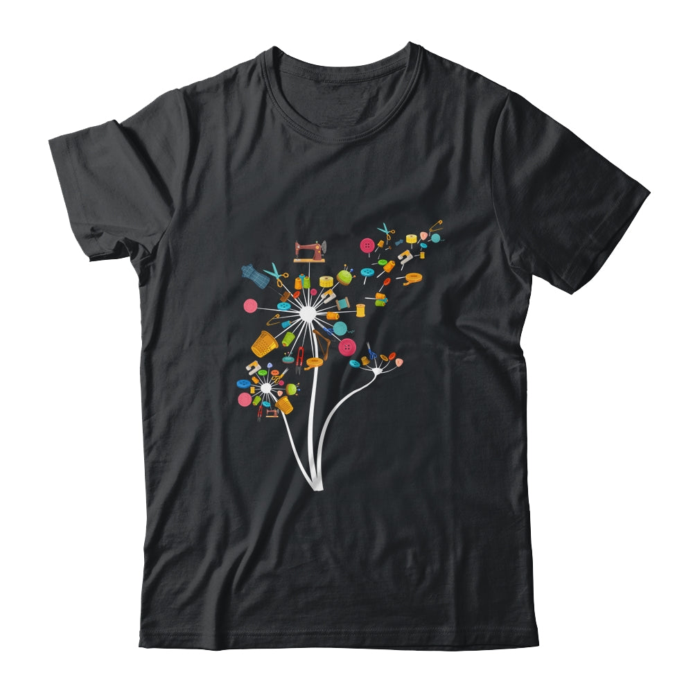 Sewing Quilting Design For Women Mom Dandelion Flowers Shirt & Tank Top | teecentury