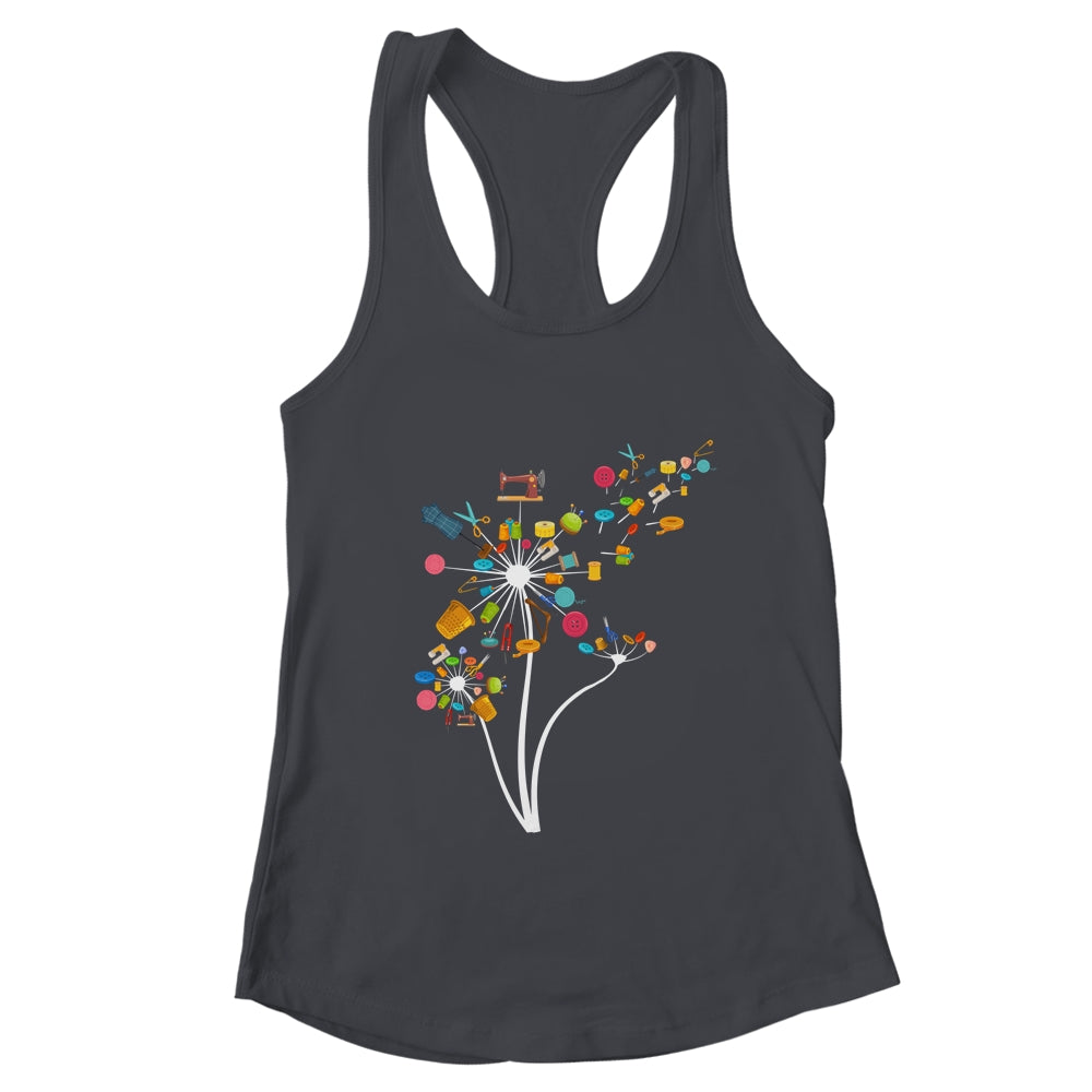 Sewing Quilting Design For Women Mom Dandelion Flowers Shirt & Tank Top | teecentury
