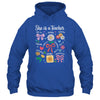 She Is A Teacher Coquette Bow Happy First Day Back To School Shirt & Hoodie | teecentury