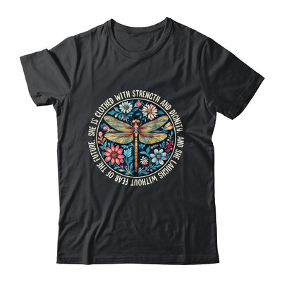 She Is Clothed With Strength Christian Bible Religious Faith Shirt & Hoodie | teecentury