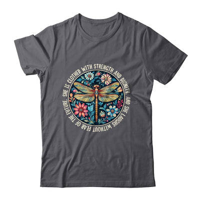 She Is Clothed With Strength Christian Bible Religious Faith Shirt & Hoodie | teecentury
