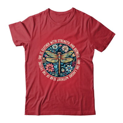 She Is Clothed With Strength Christian Bible Religious Faith Shirt & Hoodie | teecentury